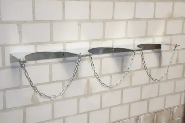 Gasfalschenwandhalterung für 3x Flaschen mit 320mm Durchmesser