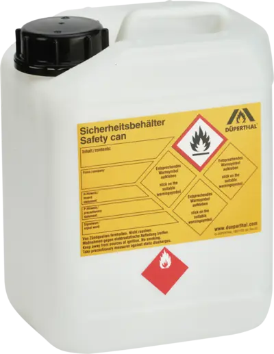 Polyethylen-Kanister HDPE, 5 Liter natur mit Zulassung nach ADR, RID, IMDG-Code, ICAO-T