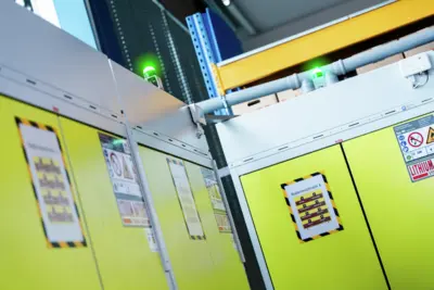 Temperature monitoring, batteries w/signal light on-site use, retrofit