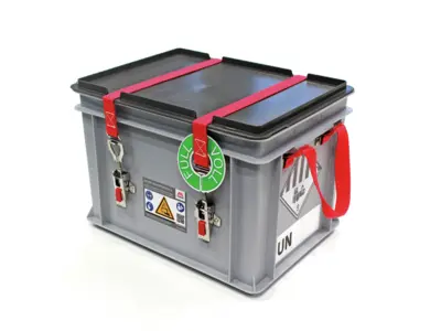 BATTERY Transportbox S Transport- und Sammelbox für Lithium-Ionen-Akkus