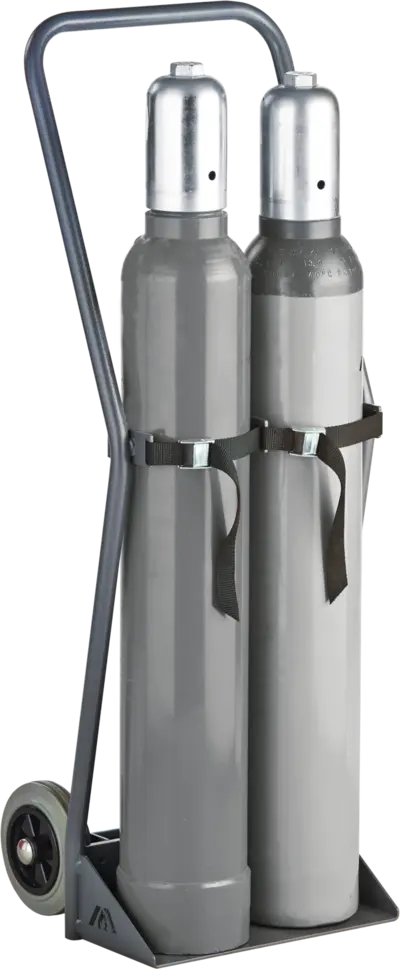 Gasflaschen-Wagen, Tragkraft 100kg f. 2x10l-Druckgasflasche